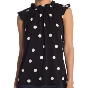 Adrianna Papell Polka Dot Top